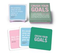 Knock Knock Crush Your Goals Inner-Truth Deck Inspiring Quote Cards Deck, 40 Affirmation Cards & Motivational Gifts, 4.25 x 4.25-inches: Inner-Truth Decks