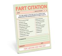 Knock Knock Fart Citation Nifty Note (Pastel Version)