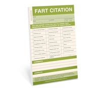 Knock Knock Fart Sticky Citation, Sticky Note Pad, 4 x 6.5-inches