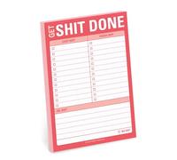 Knock Knock Get Shit Done Great Big Sticky Note, Large to-Do List Sticky Pad, 4 x 6-inches