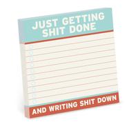 Knock Knock Getting Shit Done Sticky Notes (4 x 4-inches)