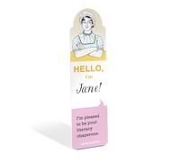 Knock Knock Hello, I’m Jane! Literary Bookmark (Knock Knock Literary Bookmarks)