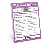Knock Knock Honorary Unicorn Nifty Note, 4 x 5.25-inches: Nifty Notes