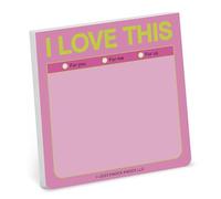 Knock Knock I Love This Sticky Note (Pastel) (Knock Knock Sticky Notes)