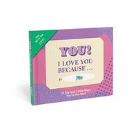 Knock Knock I Love You Because Book Fill in The Love Fill-in-The-Blank Book & Gift Journal (25 Prompts), 5 x 5.75-Inches