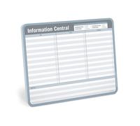 Knock Knock Information Central Paper Mouse Pad, to Do List Note Pad Tear Off Paper Mouse Pad, Info Central (Blue/Gray, Tear Off, 9.5 x 8-inches)