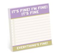 Knock Knock It’s Fine Large Sticky Notes (4x4in)
