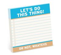 Knock Knock Let’s Do This Thing Large Sticky Notes (4x4in)