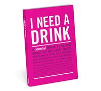 Knock Knock Lined Journal Subject Notebook, I Need A Drink (50155)