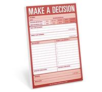 Knock Knock Make a Decision Checklist Note Pad, 6 x 9-inches
