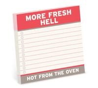 Knock Knock More Fresh Hell Large Sticky Notes (4x4in)