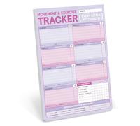 Knock Knock Big & Sticky Notepads – Movement & Exercise Tracker, 40 Sheets, 9.75 x 7 in