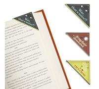 Knock Knock - Bookmark Corners - Mystery & True Crime Lovers - Set of 3 Unique Cardstock