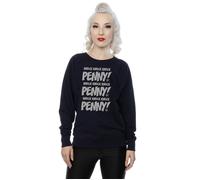 Knock Knock Penny Sheldon Sweatshirt The Big Bang Theory Navy S