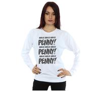 Knock Knock Penny Sheldon Sweatshirt The Big Bang Theory White S