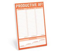 Knock Knock Productive AF! Pad, To Do List Note Pad, 6 x 9-inches