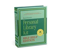 Knock Knock Self-Help Edition Personal Library Kit & Gift for Book Lovers - Card Catalog Checkout Cards, Bookplates, Date Stamp & Inkpad