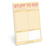 Knock Knock Stuff To Do Big & Sticky Notepads: Sticky To-do List Pad 40 Sheets (Knock Knock Big & Sticky Notepads)