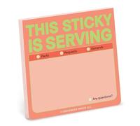 Knock Knock This Sticky Is Serving Sticky Note (Pastel Version) (Knock Knock Sticky Notes)