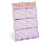 Knock Knock This Week Pad, To Do List Notepad, 6 x 9-inches (Pastel Edition) (12617)