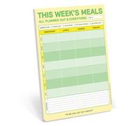 Knock Knock This Week's Meals Big & Sticky Notepads: Sticky Meal Planner Pad 40 Sheets, 9.75 X 7-inches (Knock Knock Big & Sticky Notepads)