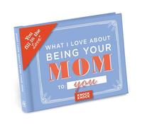 Knock Knock What I Love About Being Your Mom (for Daughter/Son) Fill in The Love Book Fill-in-The-Blank Gift Journal, 4.5 x 3.25-inches,Blue/Being Your Mom