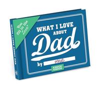 Knock Knock What I Love about Dad Book Fill in the Love Fill-in-the-Blank Book & Gift Journal