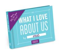 Knock Knock What I Love about Us Book Fill in the Love Fill-in-the-Blank Book & Gift Journal