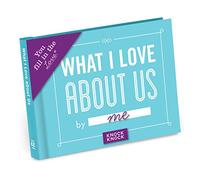 Knock Knock What I Love about Us Fill in the Love Book Gift Journal,Light Blue/Us, 4.5 x 3.25-inches