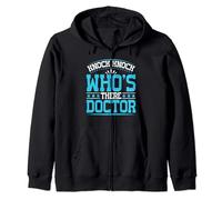 Knock Knock Who's There Doctor ||||- Zip Hoodie