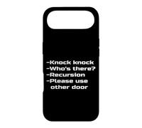 Knock Knock Who's There Recursion Please Use other Door Joke Case for iPhone Air