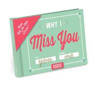 Knock Knock Why I Miss You Book Fill in the Love Fill-in-the-Blank Book & Gift Journal