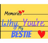 Knock knock why you're my bestie book with full moment memories