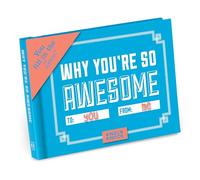 Knock Knock Why You're So Awesome Fill in the Love Book Fill-in-the-Blank Gift Journal, 4.5 x 3.25-Inches