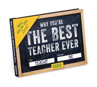 Knock Knock Why You're the Best Teacher Ever Fill in the Love Book Fill-in-the-Blank Gift Journal, 4.5 x 3.25-inches