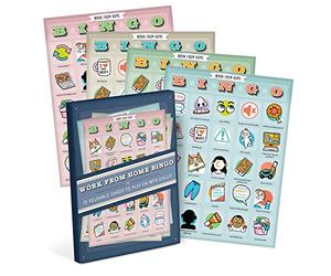 Knock Knock Work-from-Home Bingo, 12 Reusable Cards to Play on Road Trips