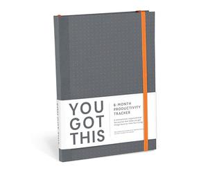 Knock Knock You Got This Journal - 6-Month Productivity Tracker Dot-Grid Journal
