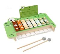 Knock on the Piano, Musical Piano Toy, Educational Game Toy, Hand-Eye Coordination Support, Compact Build, 1 Unit Colorful, Use for Home Play School Trips