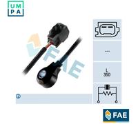 Knock sensor 60233 FAE for FORD TOURNEO CONNECT TRANSIT CONNECT FOCUS II S-MAX