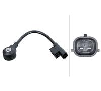 HELLA 6PG 013 114-711 Knock Sensor - 2-pin connector - Cable: 112mm