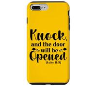 Knock The Door Will Be Open - Bible Verse Christian Faith Case for iPhone 7 Plus/8 Plus