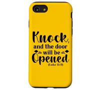 Knock The Door Will Be Open - Bible Verse Christian Faith Case for iPhone SE (2020) / 7/8