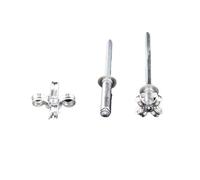 Knock Type Expansion, Blind Rivets 30/50pcs Aluminum 3.2/4.0/5.0mm(50pcs,3.2x8mm)