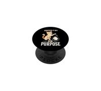 Knocked It Off On Purpose Funny Cat PopSockets Adhesive PopGrip