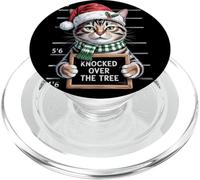 Knocked Over the Tree | Funny Christmas Pet Humor Cat Lover PopSockets PopGrip for MagSafe