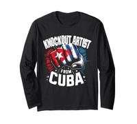 Knockout Artist from Cuba Cuban Boxing Pride Long Sleeve T-Shirt