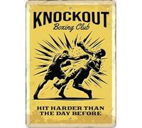 Knockout Boxing Club Hit Harder Than The Day Before Sign
