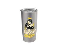 Knockout Queen Boxer Fighting Stainless Steel Insulated Tumbler