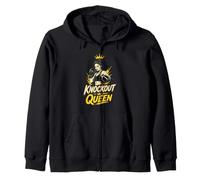 Knockout Queen Boxer Fighting Zip Hoodie