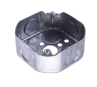 Knockout Systems Octagonal Electrical Box 4x4inch Long Service for Commercial Buildings & Renovations Work Strong Metal